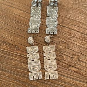 Bride earrings (2 pairs)